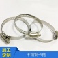 不锈钢卡箍1/4-20加工冲压件紧固件 钢带通孔喉箍光滑抱箍批发